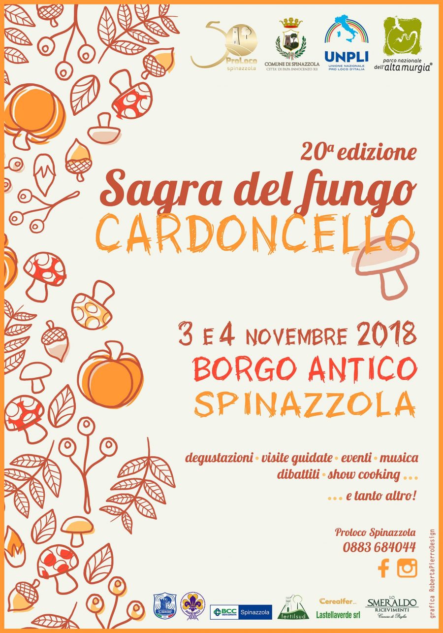 Spinazzola (BT) – Sagra del fungo Cardoncello Spinazzola (BT) – Sagra del fungo Cardoncello
