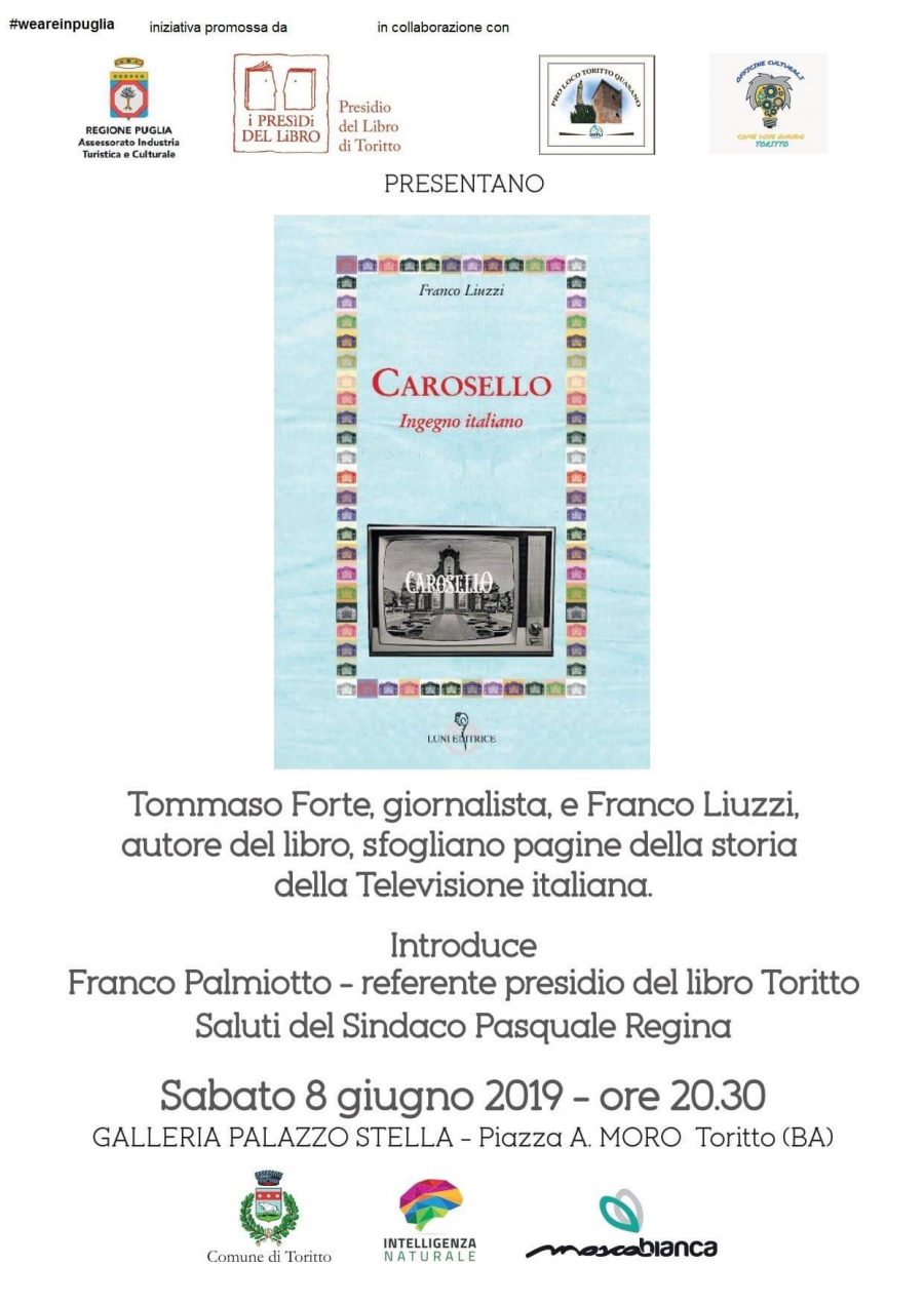 Toritto (BA) – Incontro con l’autore Franco Liuzzi Toritto (BA) – Incontro con l’autore Franco Liuzzi