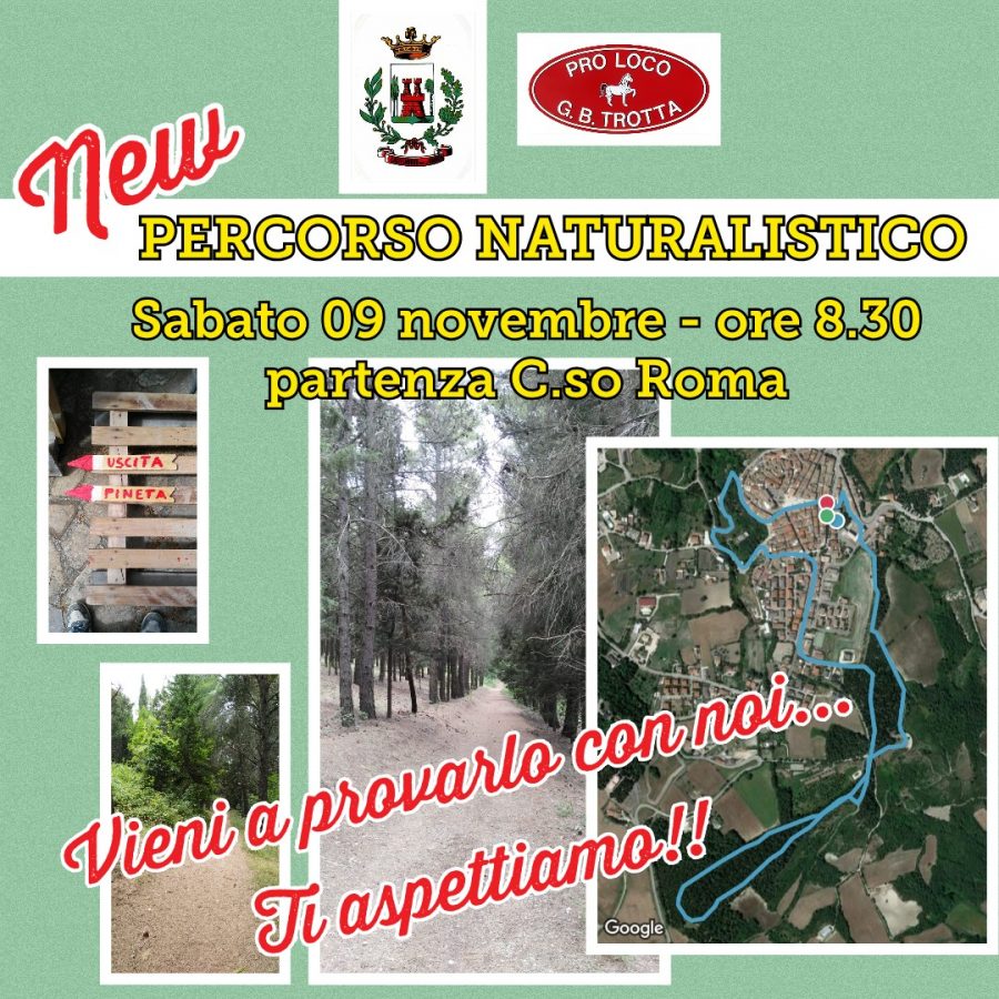 Castelnuovo della Daunia (FG) – Appuntamento col percorso naturalistico il 9 novembre Castelnuovo della Daunia (FG) – Appuntamento col percorso naturalistico il 9 novembre