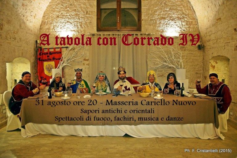 Casamassima (BA) – A TAVOLA CON CORRADO IV – Cena e Spettacolo…..e SORPRESE