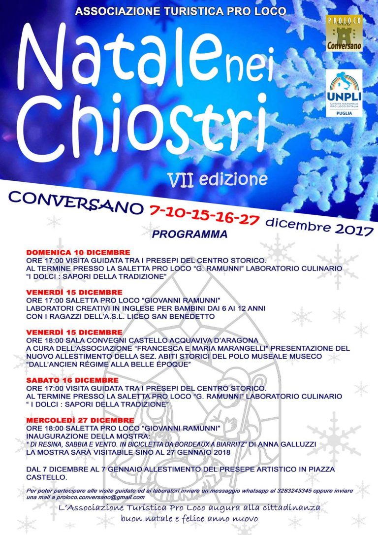 Conversano (BA) – Natale nei Chiostri