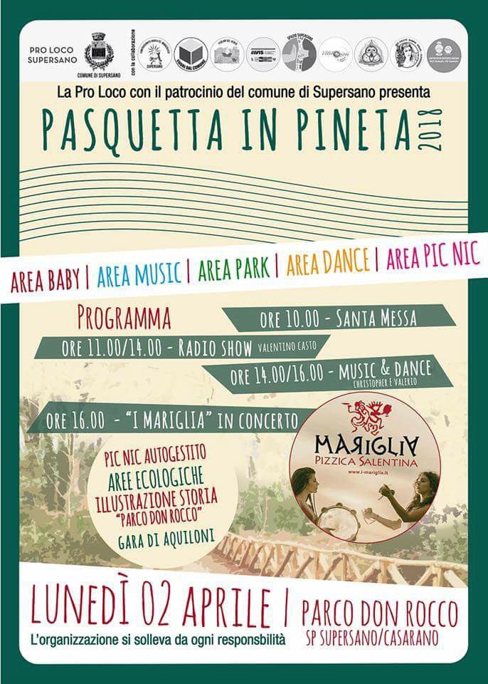 Supersano (LE) – Pasquetta in Pineta 2018