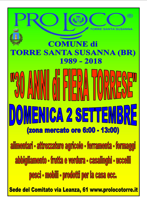 Torre Santa Susanna (BR) – 30a Fiera Torrese