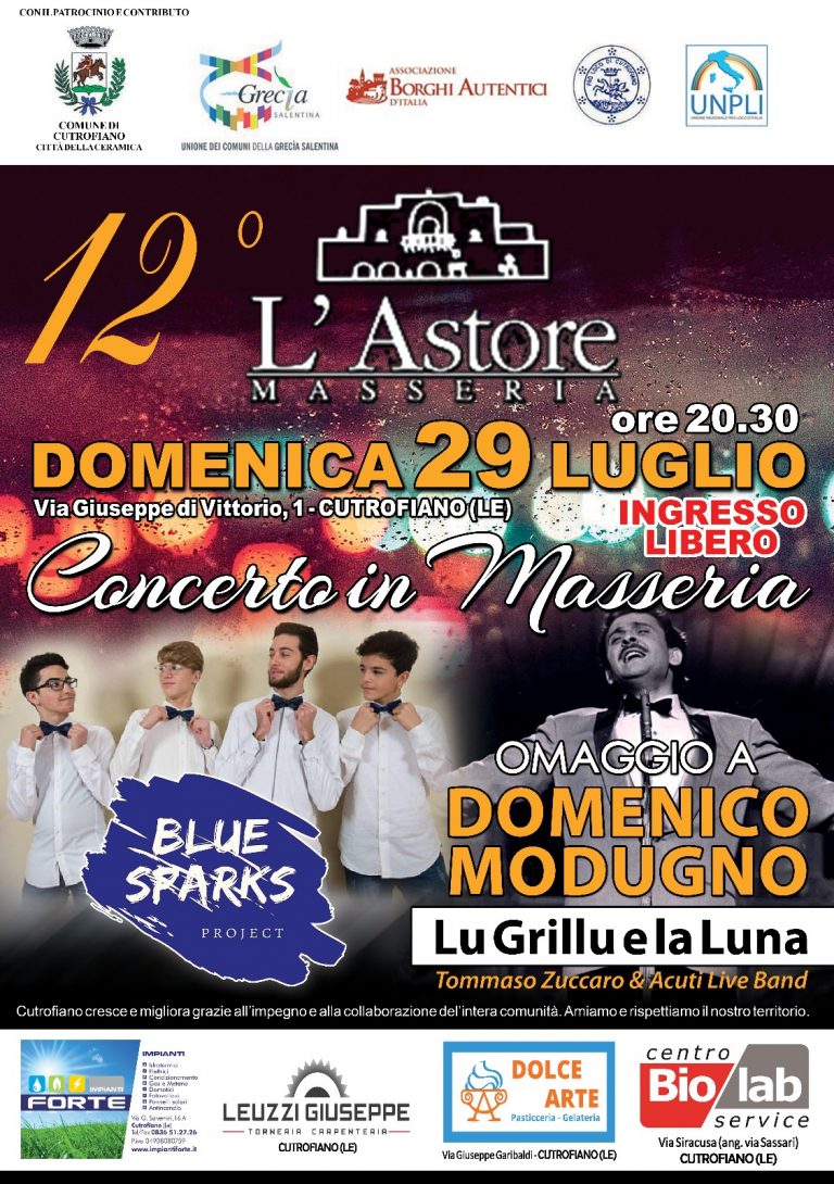 Cutrufiano (LE) – Concerto in Masseria