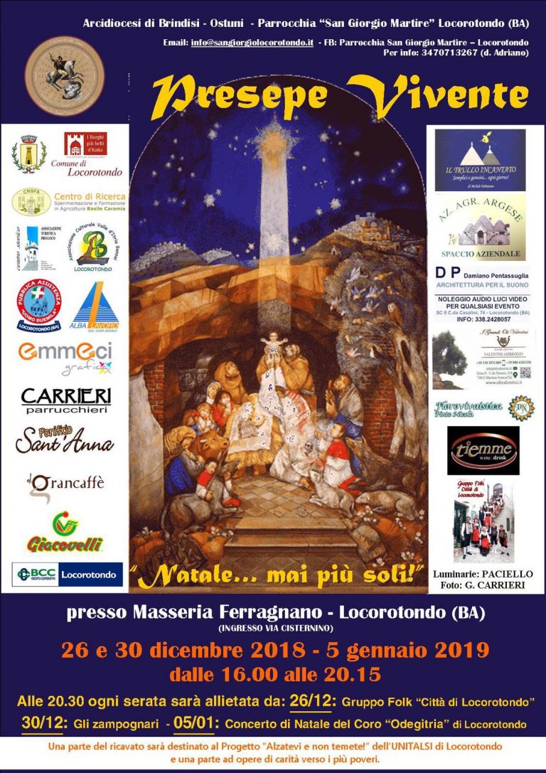 Locorotondo (BA) – Presepe Vivente