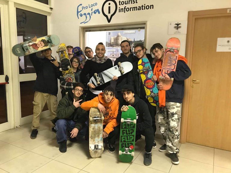 Foggia – La Pro Loco Foggia incontra il gruppo Street Skate Team