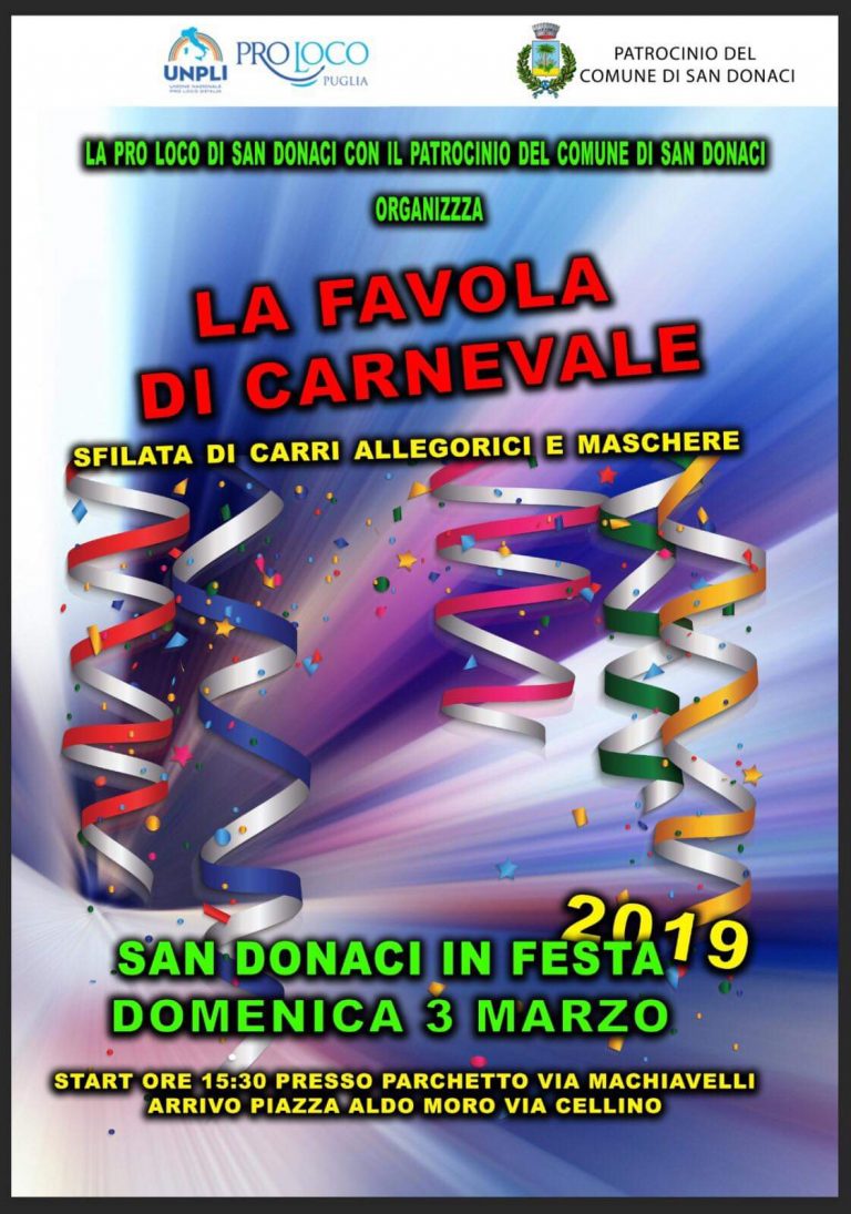 San Donaci (BR) – Favola di Carnevale