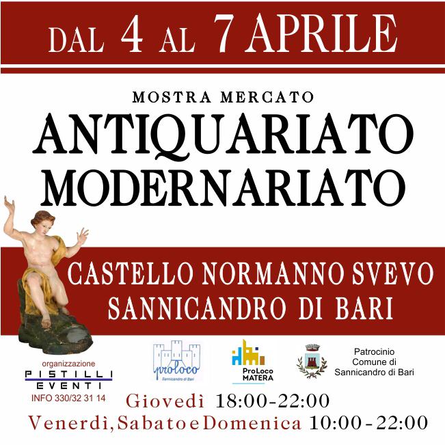 Sannicandro di Bari (BA) – 3^ Edizione di “Antiquariarte”