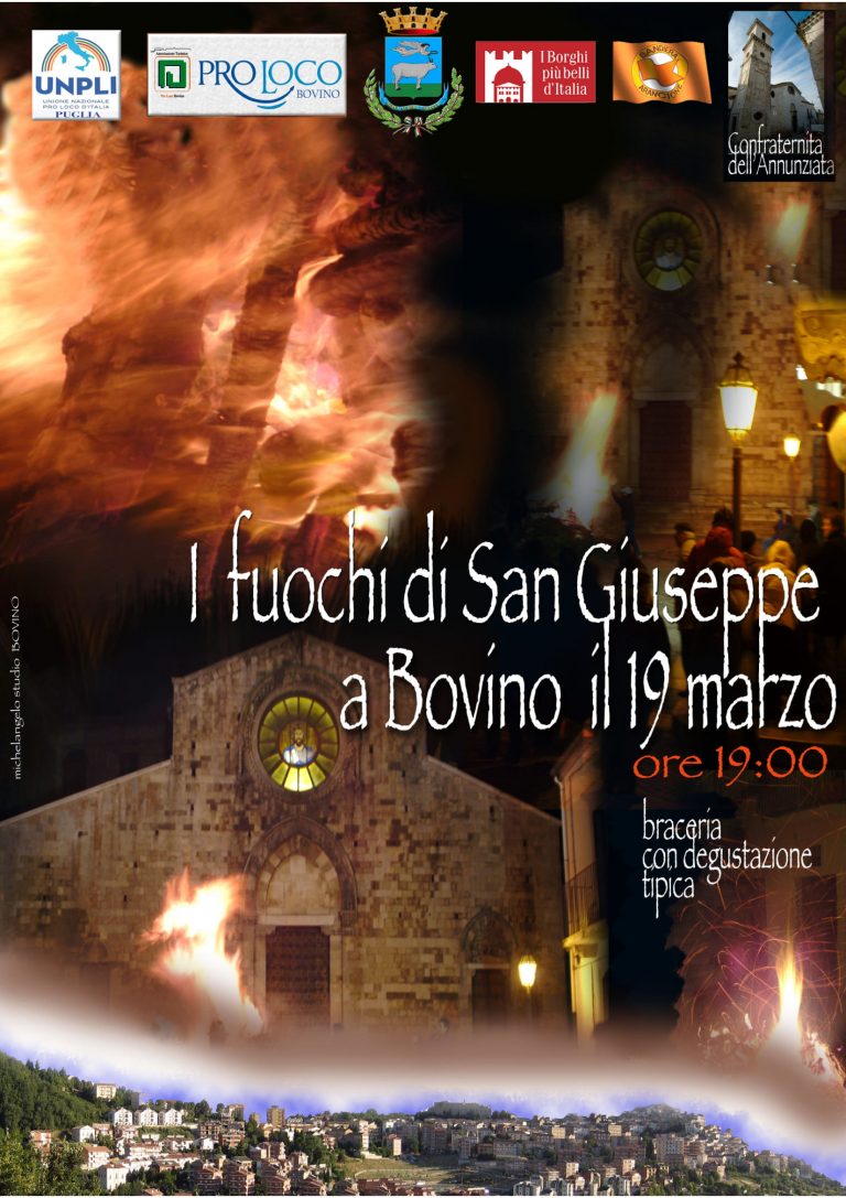 Bovino (FG) – I fuochi di S. Giuseppe