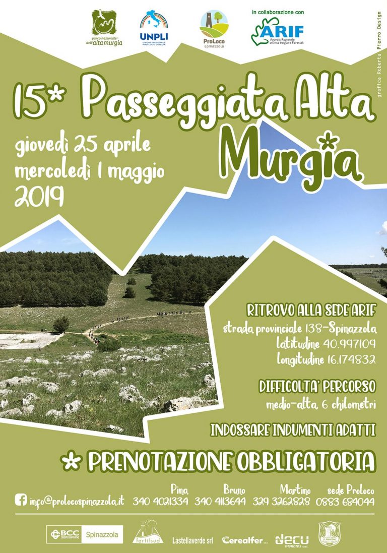 Spinazzola (BA) – 15a Passeggiata Alta Murgia