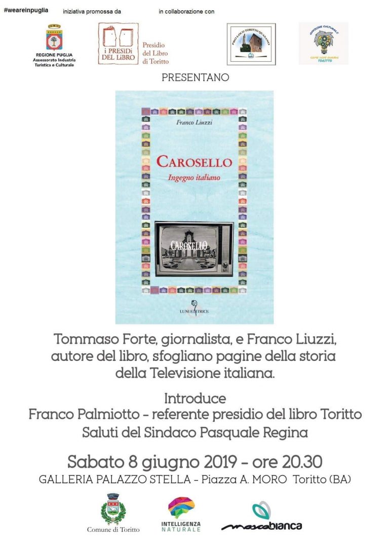 Toritto (BA) – Incontro con l’autore Franco Liuzzi