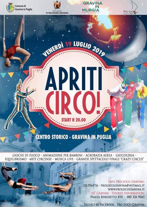 Gravina in Puglia (BA) – Apriti Circo!