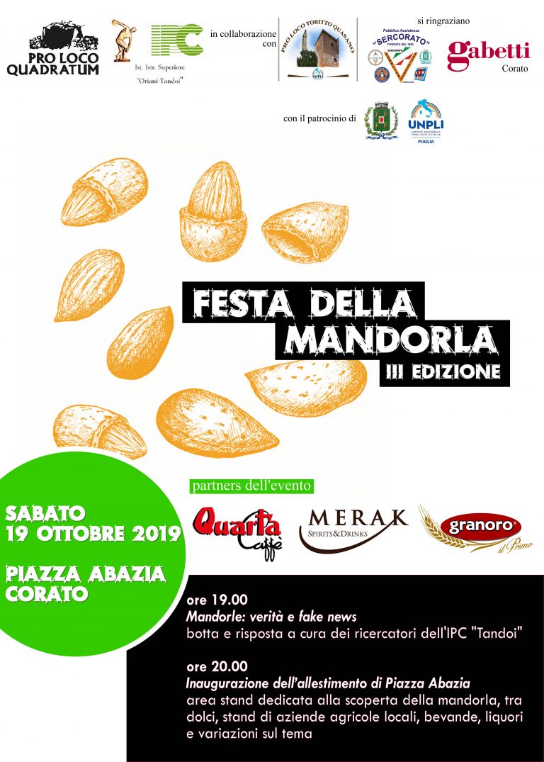 Corato (BA) – 3a Festa della Mandorla 2019