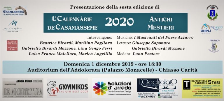 Casamassima (BA): Presentazione Calendario Casamassimese