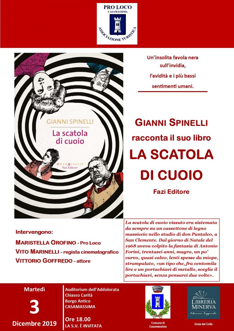 Casamassima (BA) – Presentazione “La scatola di cuoio”