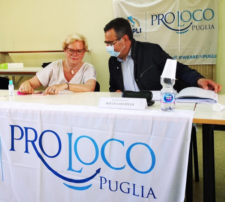 Loredana Capone presidente del Consiglio Regionale, auguri dalle Pro Loco pugliesi