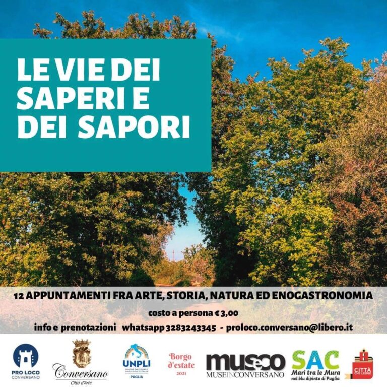 Conversano (BA) – “Le Vie dei Saperi e dei Sapori”