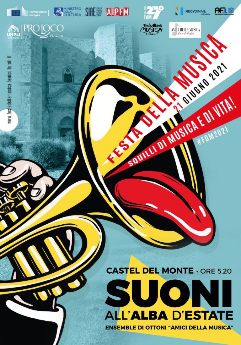 “Festa della Musica”, primo evento della giornata al Castel del Monte, all’alba
