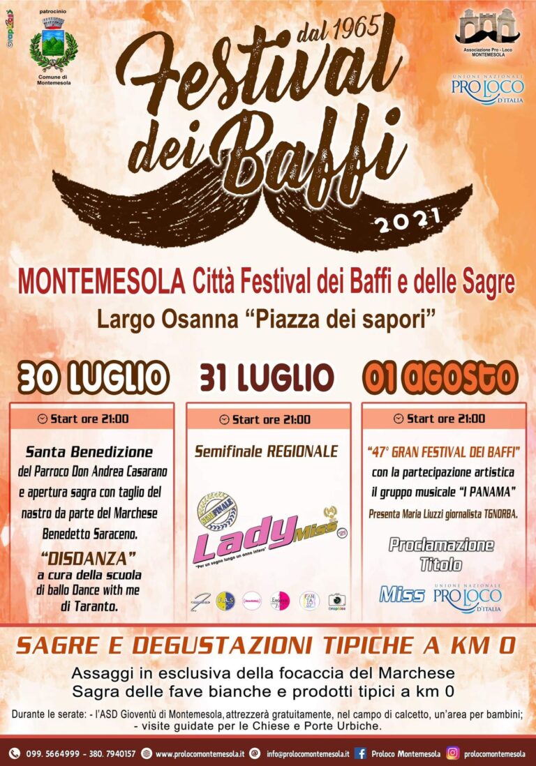 Montemesola (TA) – Festival dei Baffi 2021