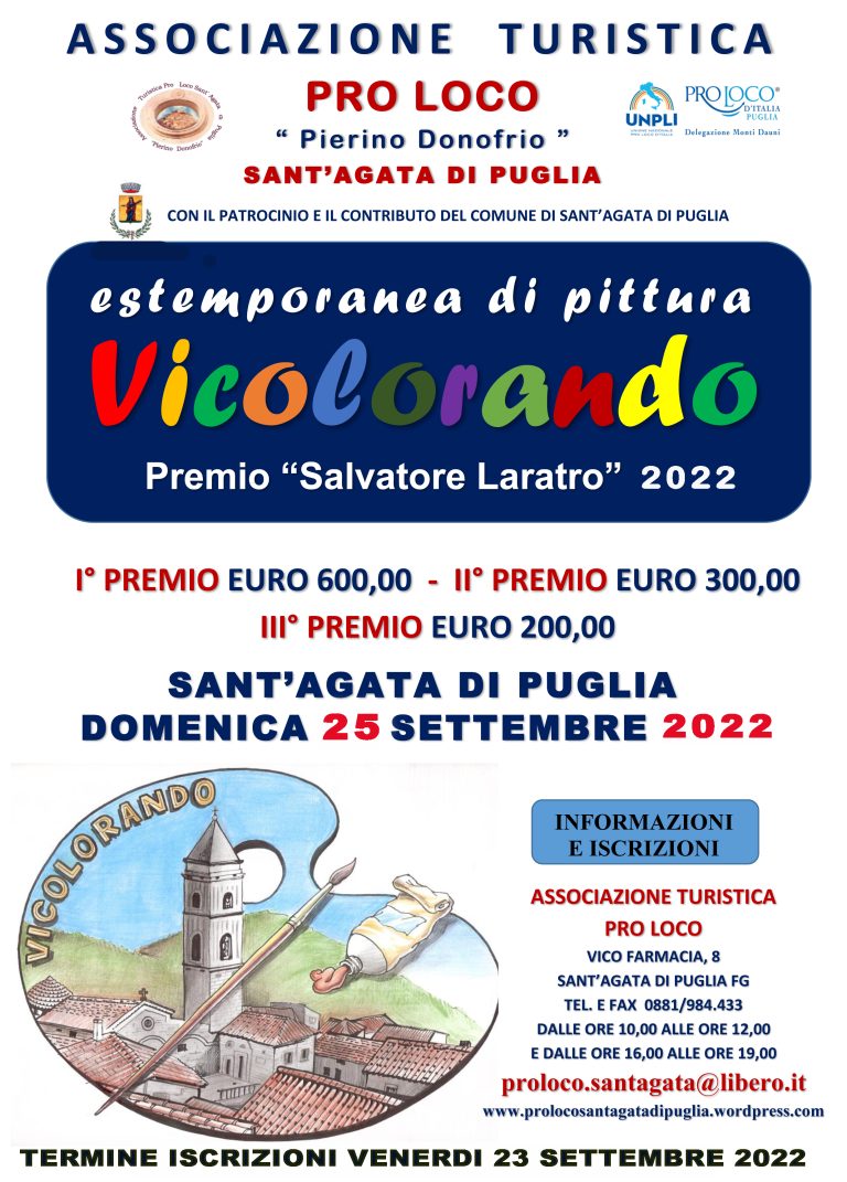 Sant’Agata di Puglia (FG) – “VICOLORANDO”