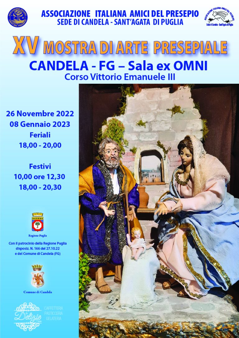 Sant’Agata di Puglia (FG) – XV MOSTRA DI ARTE PRESEPIALE A CANDELA