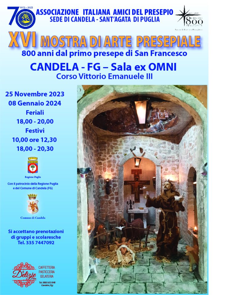 Sant’Agata di Puglia (FG): XVI mostra di arte presepiale