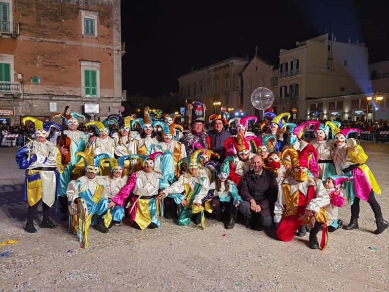 Corato (BA) – Carnevale Coratino: Iscrizioni aperte al concorso per gruppi mascherati