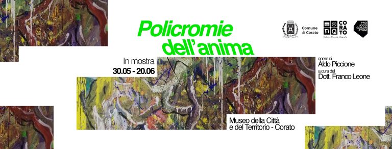 Corato (BA): Al Museo della Città e del Territorio arriva “Policromie dell’anima”: la mostra antologica in onore di Aldo Piccione